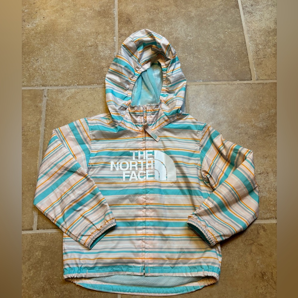 2T The North Face striped light spring jacket